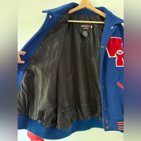 Vintage Red and Blue Washington WM #66 Preppy Varsity Letterman’s Jacket size XL - Picture 6 of 8